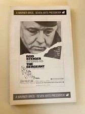 The Sergeant Pressbook 1968 Rod Steiger, John Phillip Law