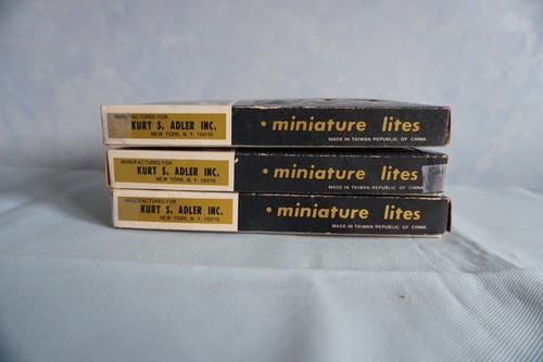 Kurt Adler Santa's World 3 sets of 20 mini flower Christmas lights multi colored - Picture 6 of 10