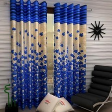 New 2 Piece Eyelet Window Curtain Set - 5 ft
