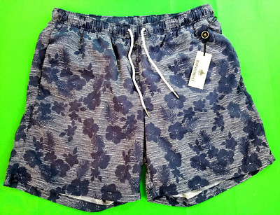 Rainforest Herren Bademode Badehose RF18WS106B Moodi Blau Weiß GRÖSSE S