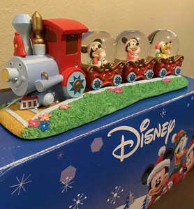 snow globe train set