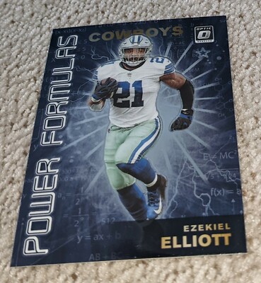 2019 EZEKIEL ELLIOTT DONRUSS OPTIC POWER FORMULAS INSERT (COWBOYS)
