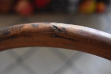 4x Orig. THONET Bugholz-Stuhl Nr. 14 Rosewood-Optik rar Wiener Geflecht um 1875