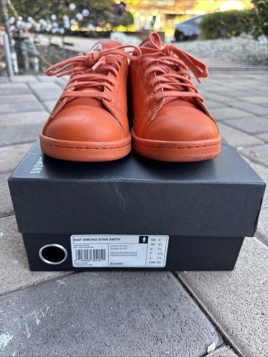 Size 9 - adidas Raf Simons x Stan Smith Orange | eBay Size 9 - adidas Raf Simons x Stan Smith Orange | eBay