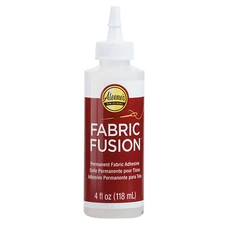 FABRIC FUSION ADHESIVE GLUE Aleene's Clear Permanent Cloth Bond All Fabrics 4 Oz