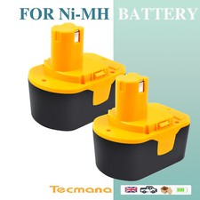 2X 14.4V 5000mAh Ni-MH Battery for RYOBI BPP1413 BPP1415 BPP1417 BPP1420 1311166