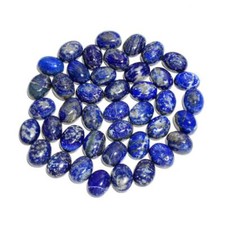 Natural Lapis Lazuli Cabochon 16x12 mm Oval Shape Loose Gemstone 10 Pc