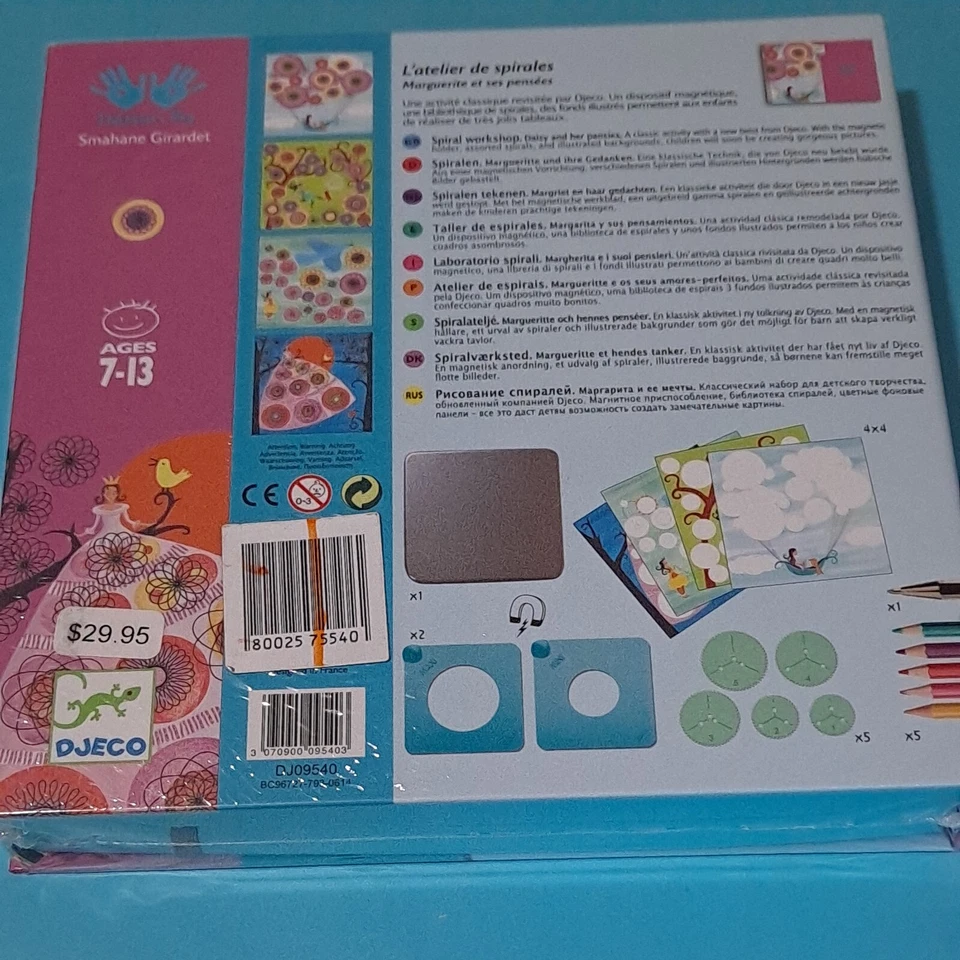 Djeco Spiral Workshop Craft (Spirograph) NEW B37 - Image 2 of 4