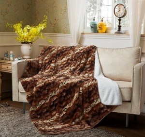 regal comfort sherpa filled mink blanket