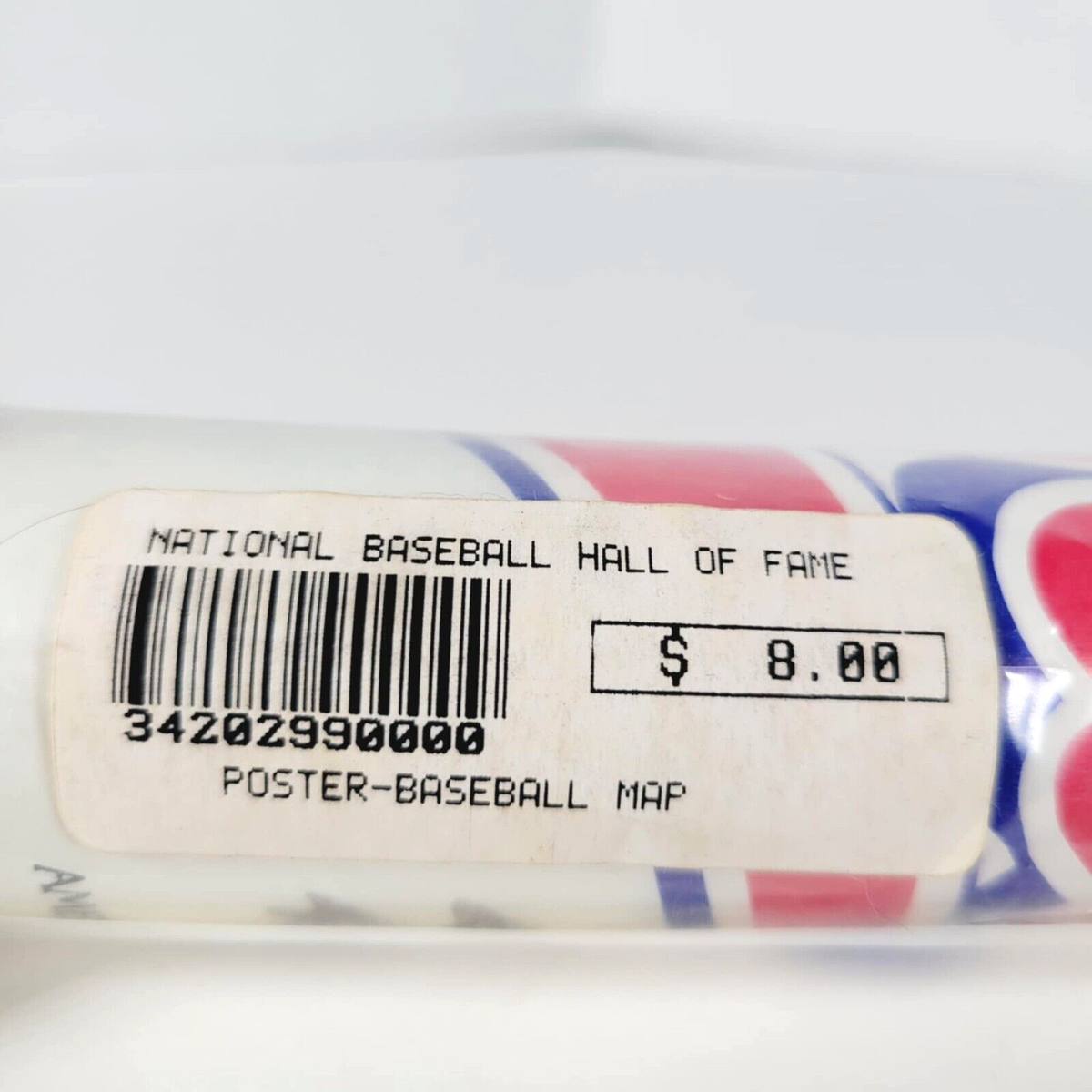 174)Baseball Map Poster 1992年 174)Baseball Map Poster 1992年