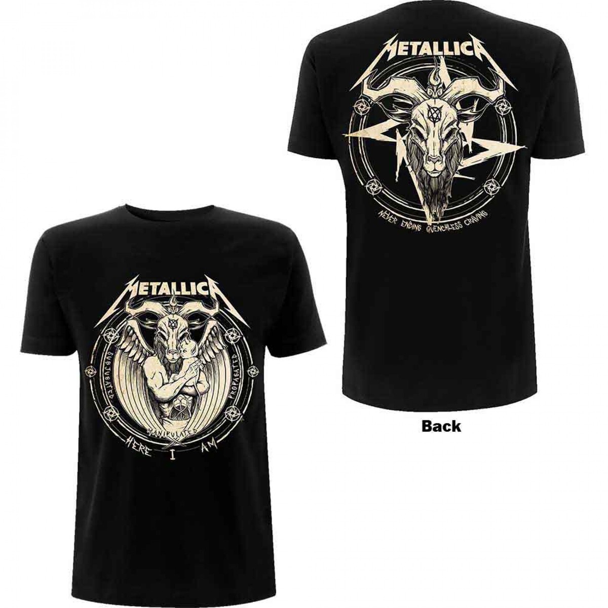 Official Metallica Band Logo T-Shirt – Rock Off Licensed Tee In Black | Heavy Metal Merch For Fans - View #8