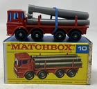 Vintage Lesney MATCHBOX #10 - Pipe Truck - Original Box