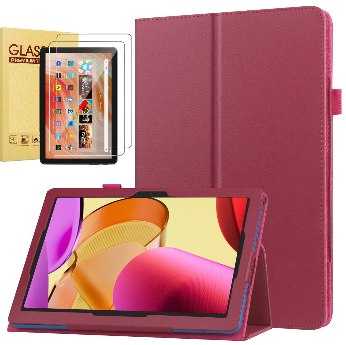 For Amazon Fire Max 11 13th Gen 2023 Case Cover/ Tempered Glass
