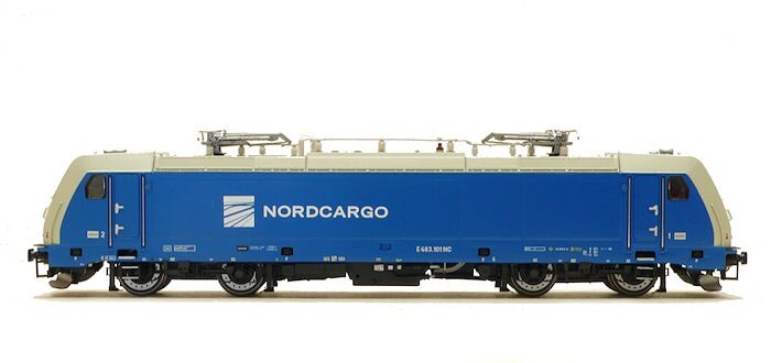 ACME 60222 NordCargo Electric Locomotive DC Analog HO 1:87 Blue With Lights