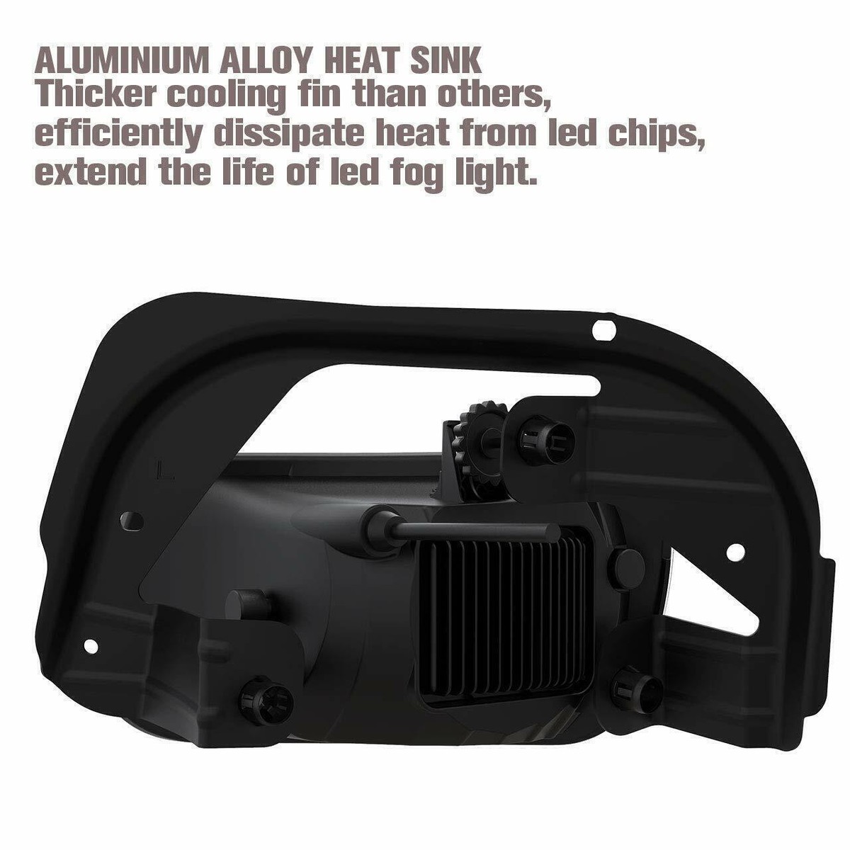 Z-OFFROAD 2X LED Fog Lights For Dodge Ram 2500/3500 2010-2018 – Black, 6000K, 1440LM