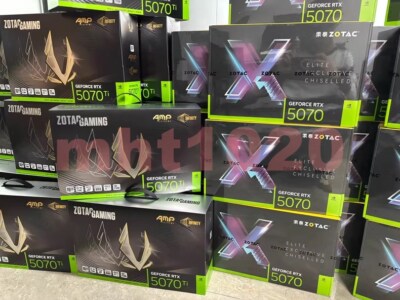 New ZOTAC RTX 5070 Ti 16GB AMP EXTREME INFINITY graphics card quickly delivery