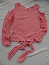 New Ella Moss Top Peach Size XS Viscose Made in USA