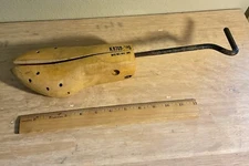 Antique Boot Tree, Wood And Cast Iron, Cobbler Shoe Stretcher