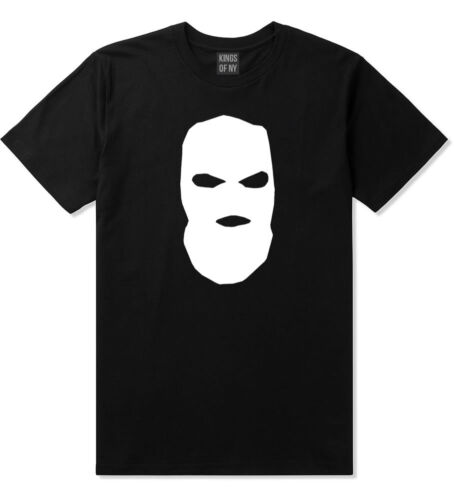 Kings Of NY Ski Mask Short Sleeve T-Shirt tshirt Robber Crook - Afbeelding 1 van 5