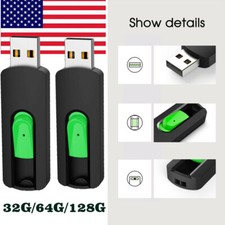128GB 64GB 32GB USB 2.0 Flash Drive Memory Stick Pen Drives Data Storage LOT
