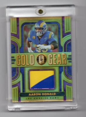 2023 Gold Standard Aaron Donald Gold Gear 2CLR Patch #07/24 SP (MS)