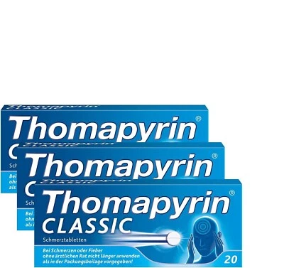 A. NATTERMANN & CIE GMBH 3x THOMAPYRIN CLASSIC Schmerztabletten 20St