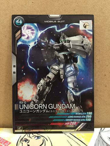 UNICORN GUNDAM RX-0 LX03-017 C Gundam Arsenal Base Card - Picture 1 of 2