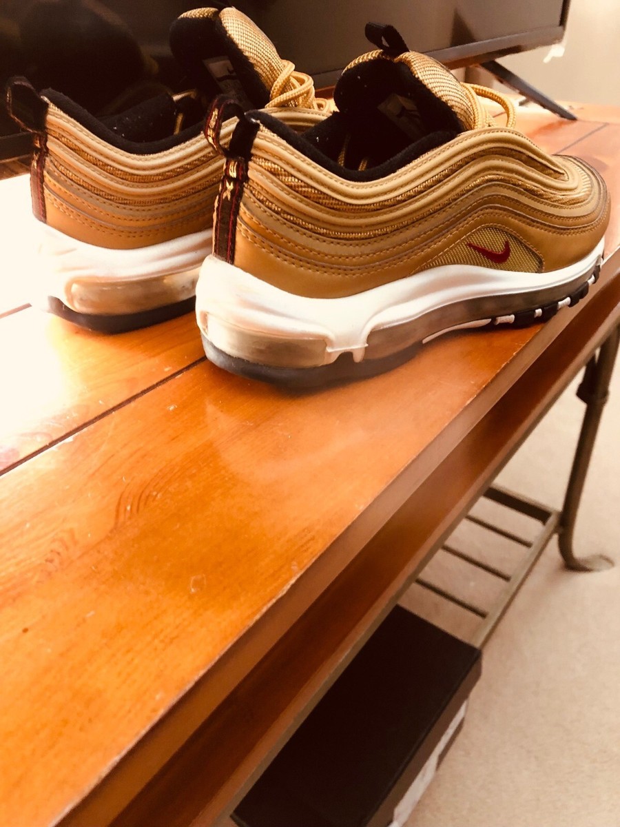 Nike (GS) Air Max 97 METALLIC GOLD Bullet OG Kids Youth 5Y Nike (GS) Air Max 97 METALLIC GOLD Bullet OG Kids Youth 5Y