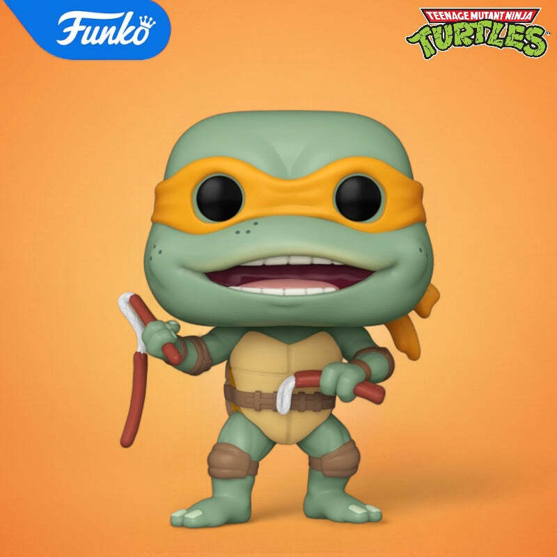 【未開封】 FUNKO POP TMNT タートルバン ミケランジェロ アメトイ Amazon.com: Funko POP Television TMNT Michelangelo Vinyl
