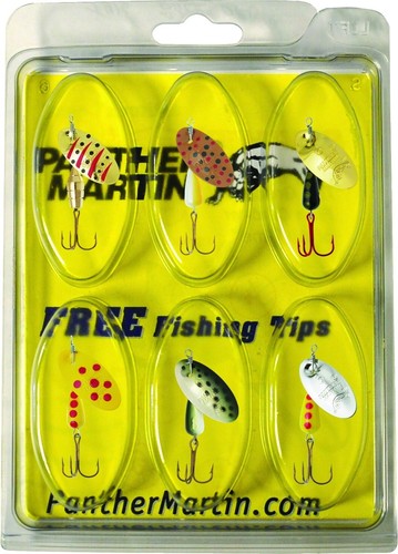 Panther Martin WT6 Western Trout Kit #4/#6 Assorted 6 Per Pack