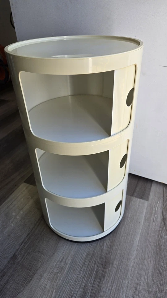 Vintage Kartell Componibili Classic 3 Tier Storage Unit Anna Castelli Ferrieri - Image 2 of 4