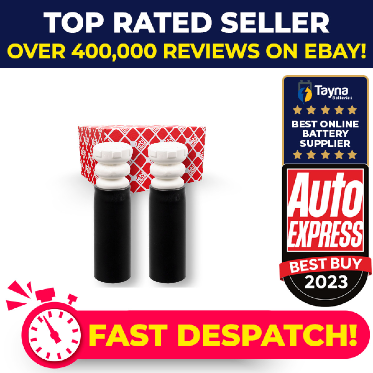 Shock Absorber Dust Cover Kit fits AUDI RS3 8V, 8YA, 8YS 2.5 Rear 2015 on Febi