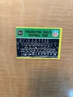 1967 PHILADELPHIA FOOTBALL #133 PHILADELPHIA EAGLES TEAM!! $1 SHIPPING!!