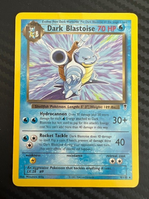 Pokemon TCG Dark Blastoise Legendary Collection 4/110 Non Holo Rare DMG