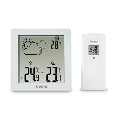 Hama Wetterstation Funk Thermo Hygrometer Digital Außensensor