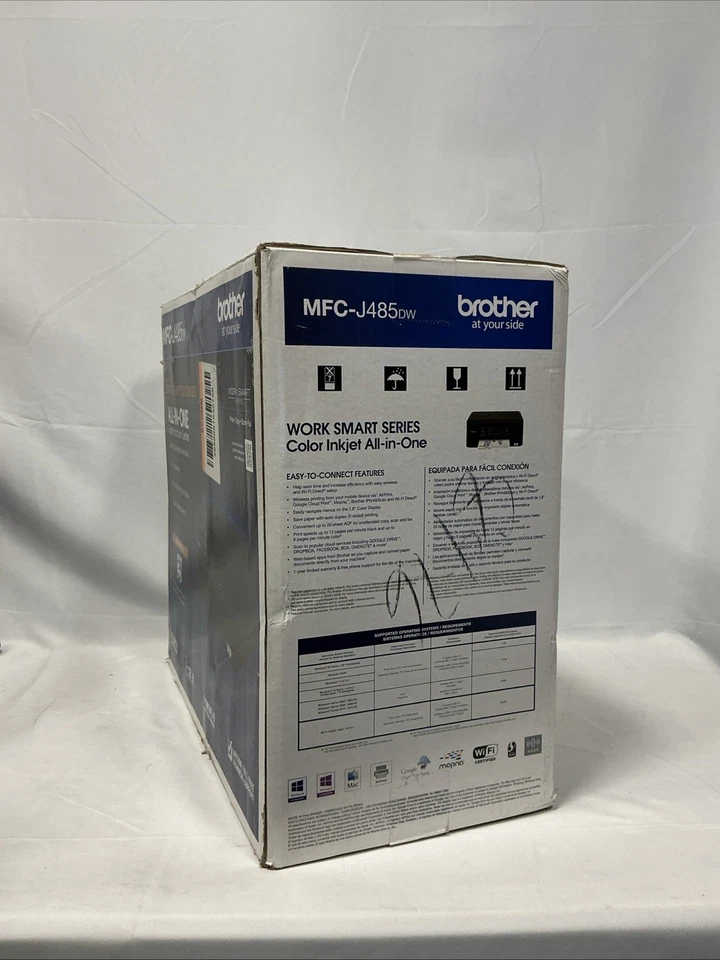 Brother MFCJ485DW All-In-One Inkjet Printer - Black - Image 3 of 4