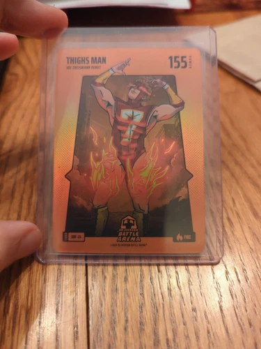 2024 Bo Jackson Battle Arena Thighs Man Joe Theismann Orange Battlefoil Fire SP