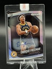 2024-25 Panini Prizm Black Enrique Freeman Auto Indiana Pacers