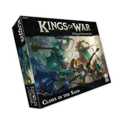 Mantic Kings Of War 28mm 2 Spieler Starter Set - Klauen Im Sand VG/Mint