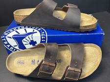 BIRKENSTOCK Arizona BS Habana Natural Leather Oiled EU42 M9/W11 Narrow Fit