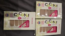 3 New Incoco Coconut Nail Art Applique Nail polish Fashionista Solid Bonus