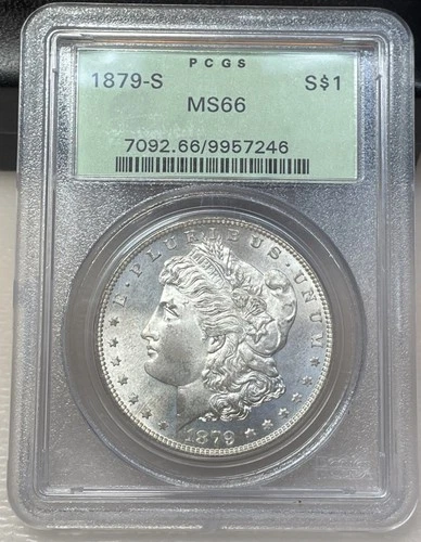1879 S Morgan Silver Dollar PCGS MS-66 - 2nd Gen Holder
