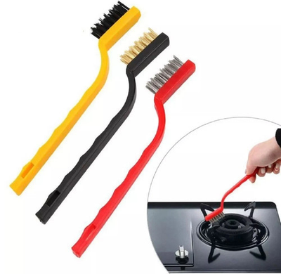 #ad #ad 3 Gas Stove Cleaning Brush– Kitchen Scrub Wire Scrubber for Tough Grease Removal $5.49