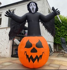 Ghostface 6ft Inflatable Air Blown Halloween Decoration Scream Indoor/Outdoor