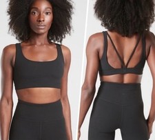 Athleta Exhale sports bra- small AC- black- nwt-