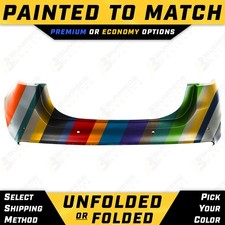 New Painted To Match - Rear Bumper Replacement For 2013-2018 Ford Fusion W Park New Painted To Match - Rear Bumper Replacement For 2013-2018 Ford Fusion W Park