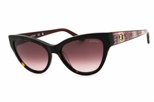 GUESS GU00112-52F-56 Sunglasses Size 56mm 140mm 17mm havana Women NEW