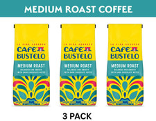 Cafe Bustelo Medium Roast Ground Coffee 11oz Bags  3 Pack Free Shipping