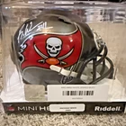 Rachaad White Signed Buccaneers Riddell Mini Helmet Beckett Witnessed!