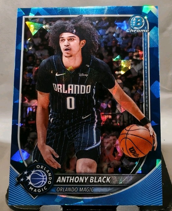 2025-26 Bowman Chrome Sapphire Anthony Black HH072